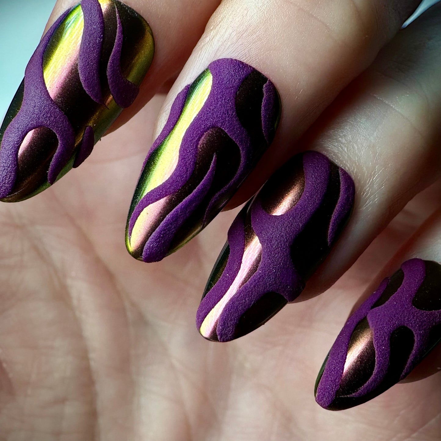 Press-on nails « SWEET CHROME »