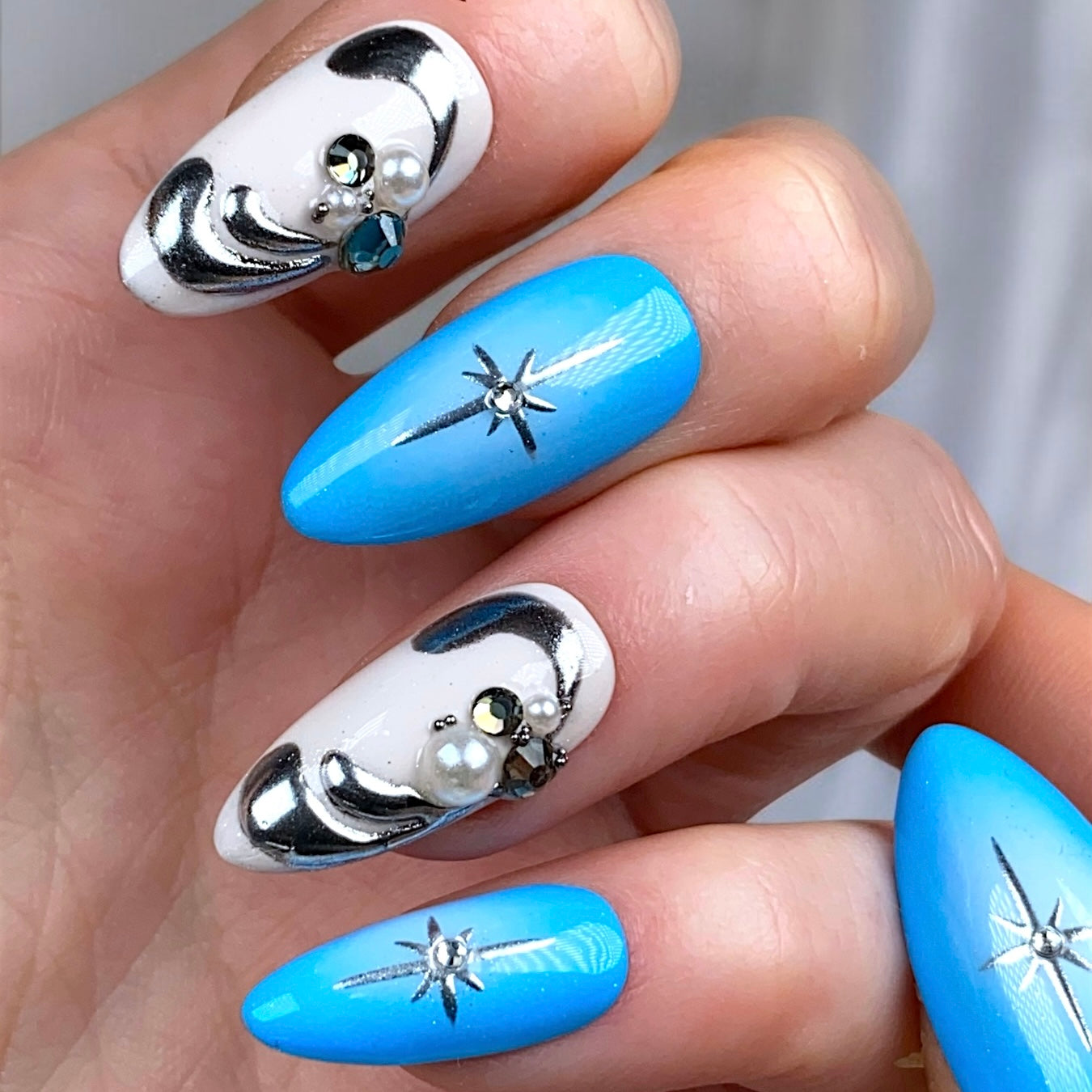 Press-on nails « COSMIC CHILL »