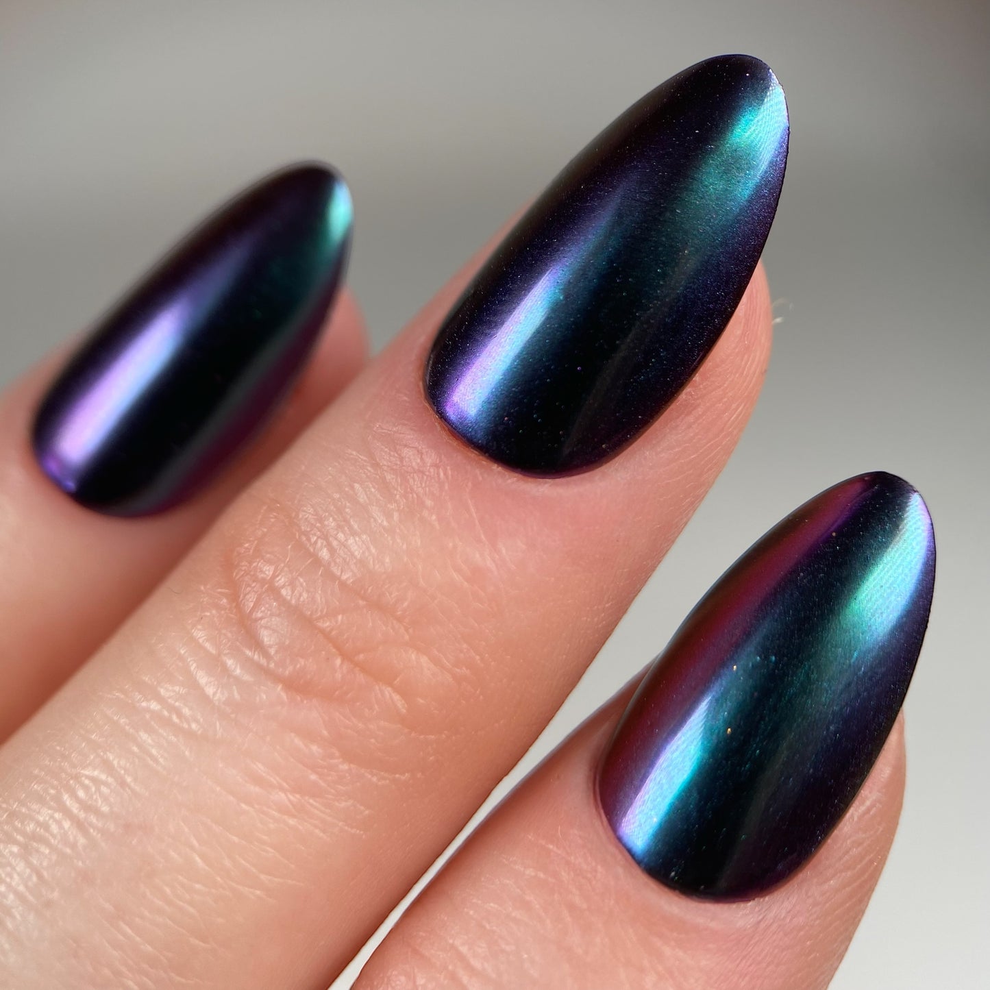 Press-on nails chrome (couleur au choix)