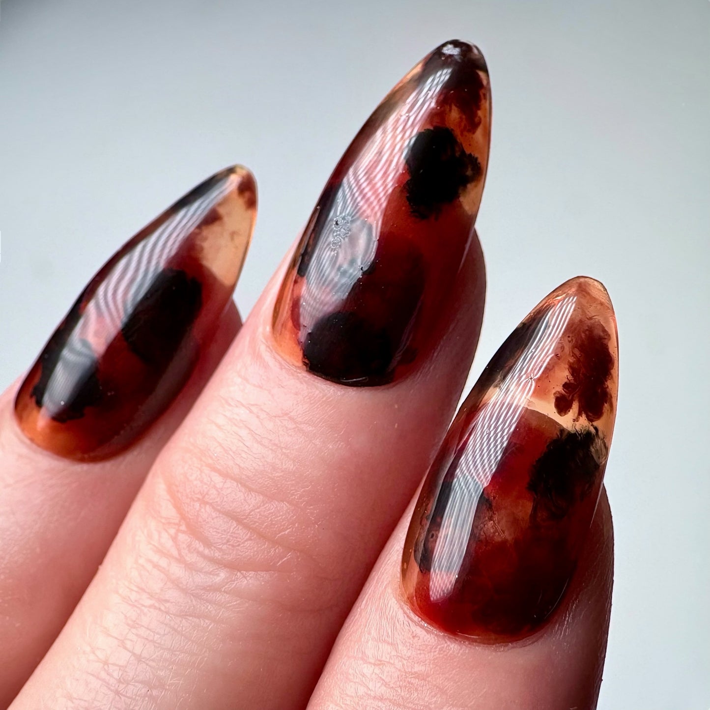 Press-on nails « TORTOISE SHELL »