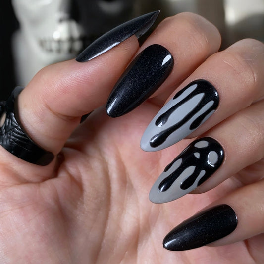 Press-on nails « SKULL-SKULL »