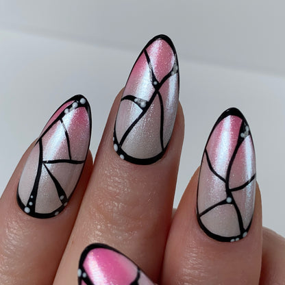 Press-on nails « SPRING BUTTERFLY »