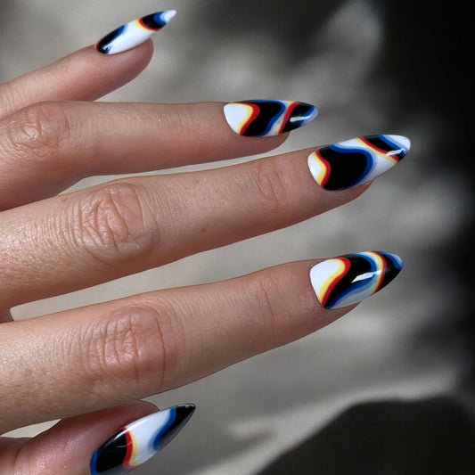 Press-on nails « TRIPPY NIGHT »