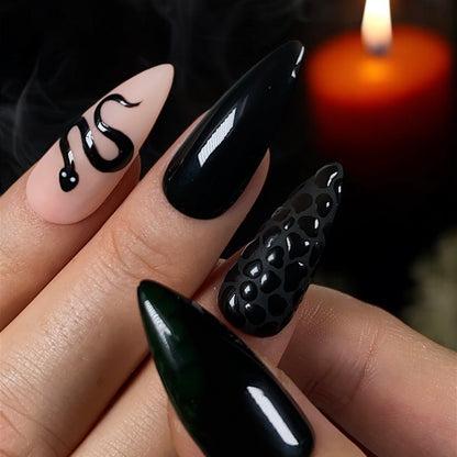 Press-on nails « VENOMOUS SNAKE »