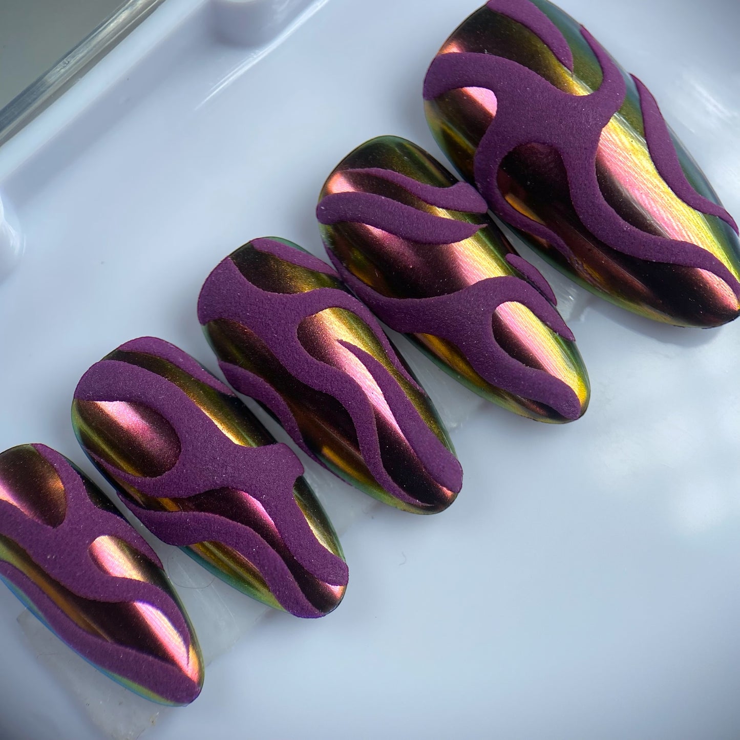 Press-on nails « SWEET CHROME »