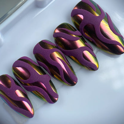Press-on nails « SWEET CHROME »