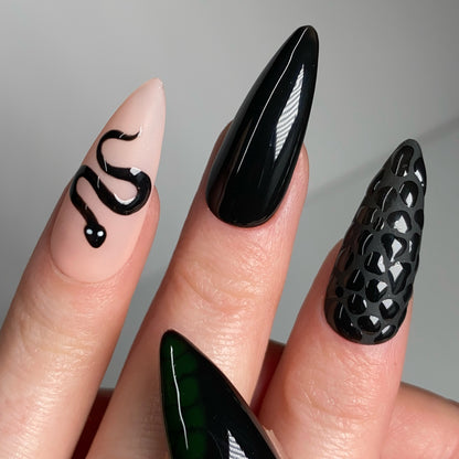 Press-on nails « VENOMOUS SNAKE »