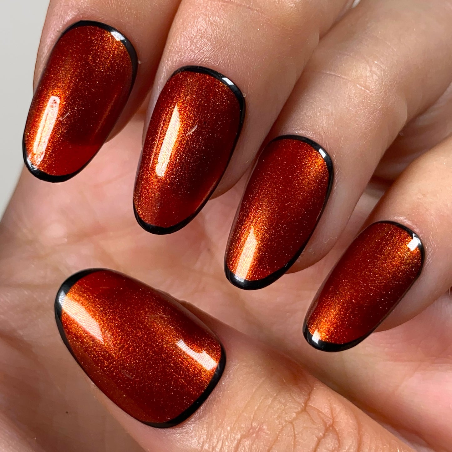 Press-on nails « SPICY PUMPKIN »