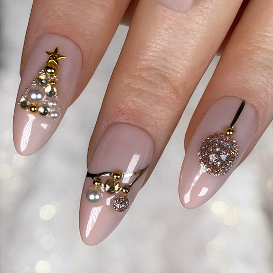 Press-on nails « FESTIVE GEM »