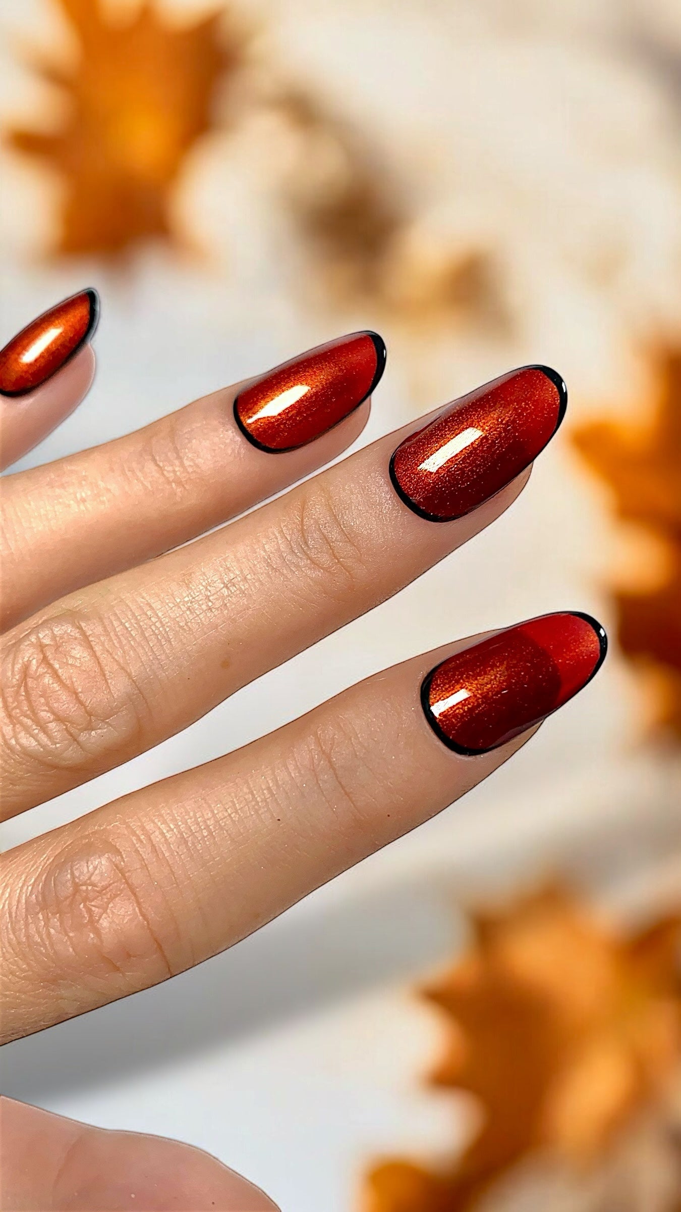 Press-on nails « SPICY PUMPKIN »