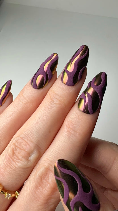 Press-on nails « SWEET CHROME »
