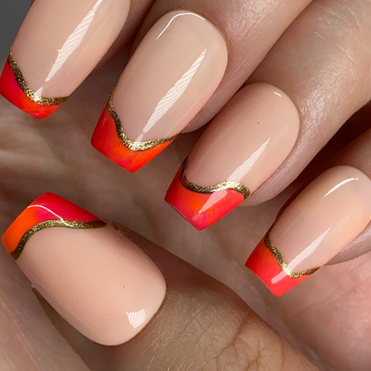 Press-on nails « HALF SUNSET »