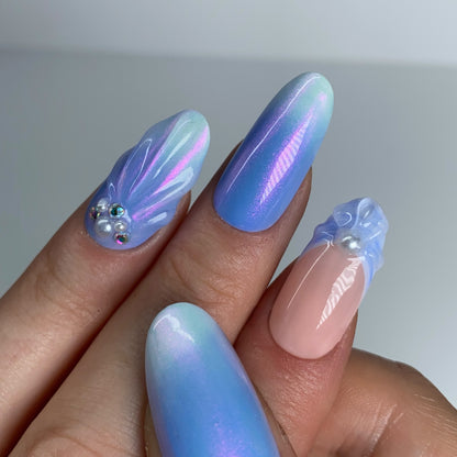 Press-on nails « BABY SHELL »