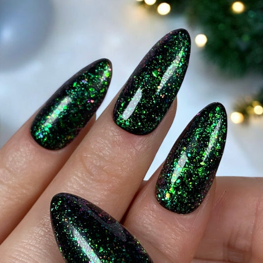 Press-on nails « CHRISTMAS TREE » (couleur au choix)