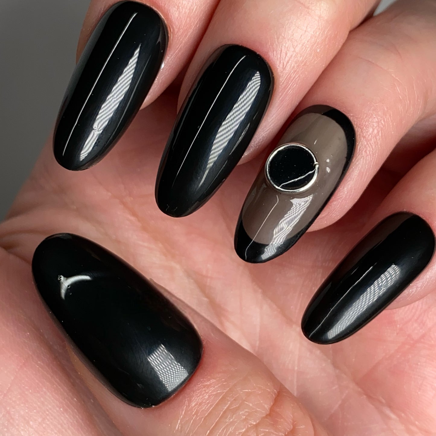 Press-on nails « ONYX CRYSTAL »