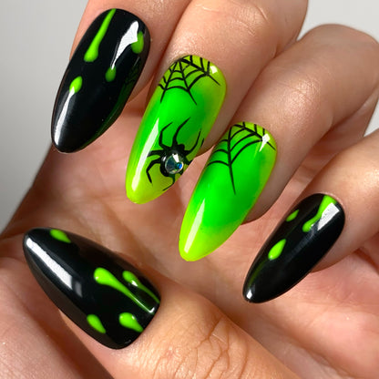 Press-on nails « ACID SPIDER »