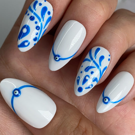 Press-on nails « SANTORINI »