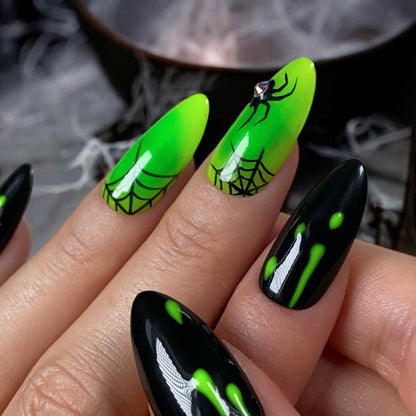 Press-on nails « ACID SPIDER »