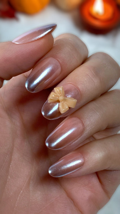 Press-on nails « BOW-TIFUL » (avec ou sans noeud)