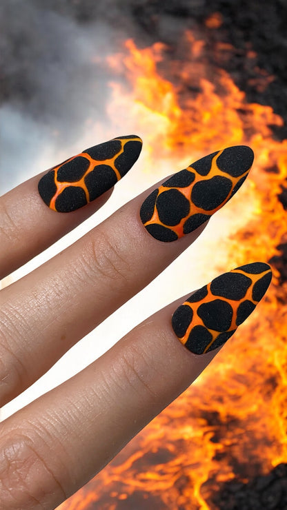 Press-on nails « HOT LAVA »