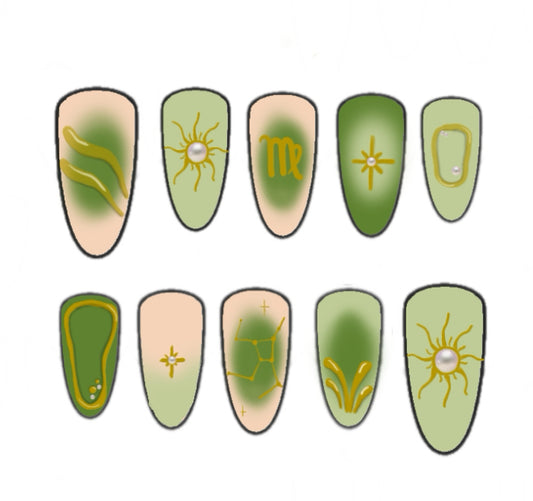 Press-on nails Vierge