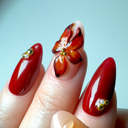 Press-on nails « FALL ROSÉE »